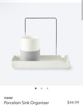 Norwex Porcelain Sink Organizer